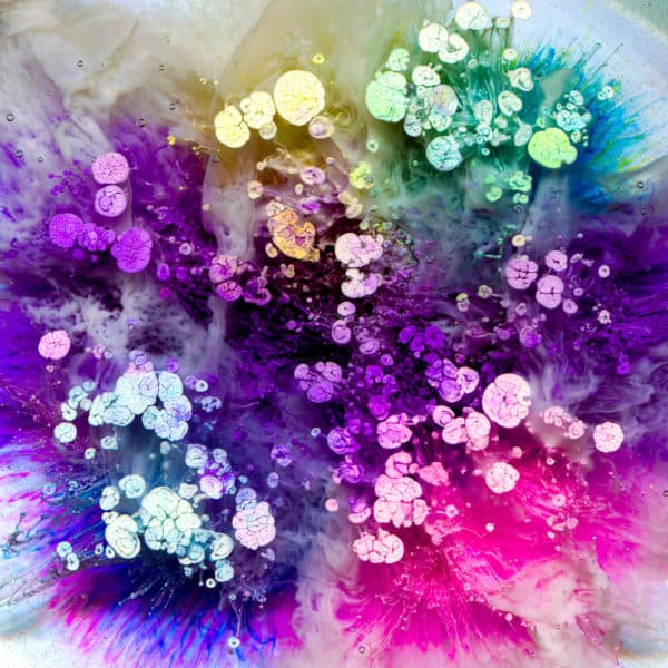 Spotty Rainbow Paint Bubbles