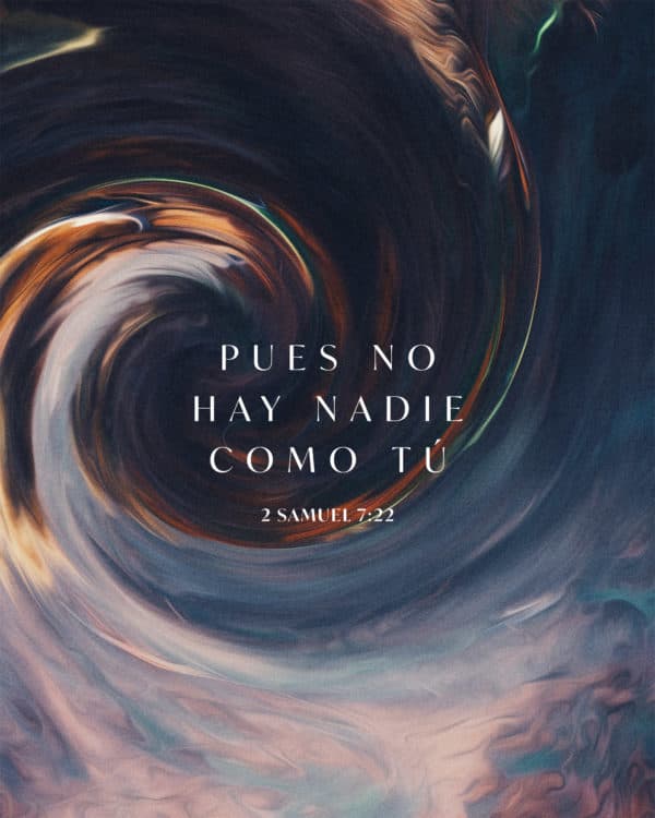 Pues no hay nadie como Tú. - 2 Samuel 7:22