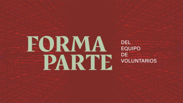 Forma parte del equipo de voluntarios.