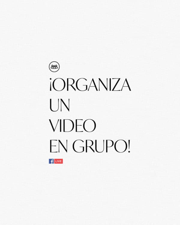 Organiza un video en grupo