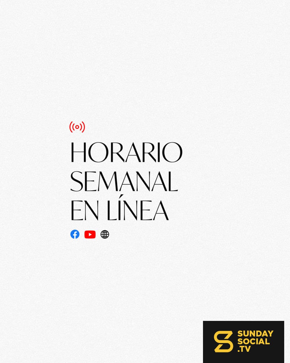 Horario semanal en línea