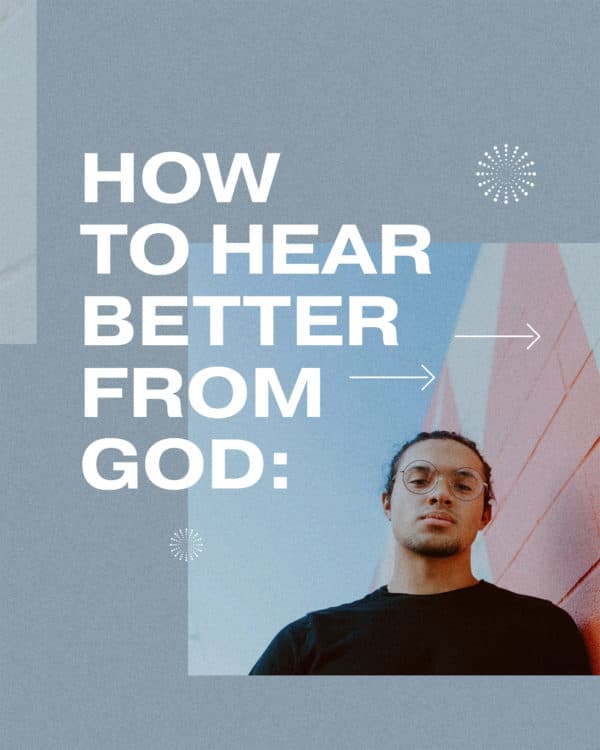 How to hear better from God: 1) Read Scripture so you can recognize God's heart. 2) Slow down and be silent. 3) Ask God to speak. 4) Act on things you sense He's saying.