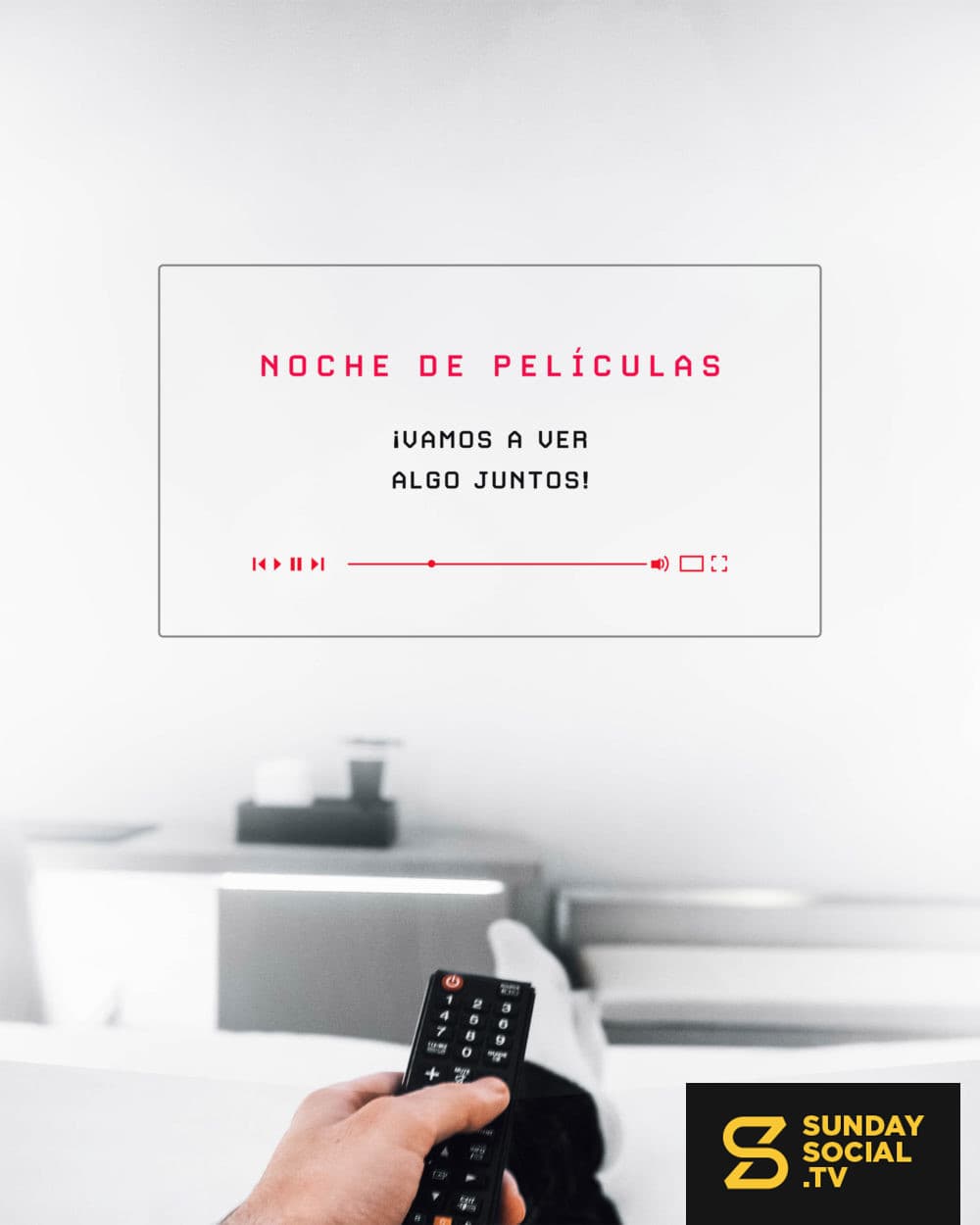 Noche de películas. ¡Vamos a ver algo juntos!