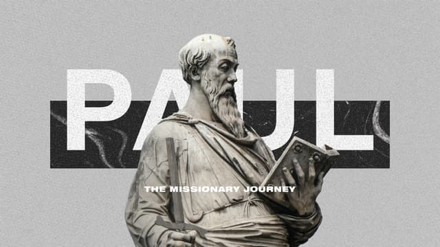 Paul. The missionary journey.
