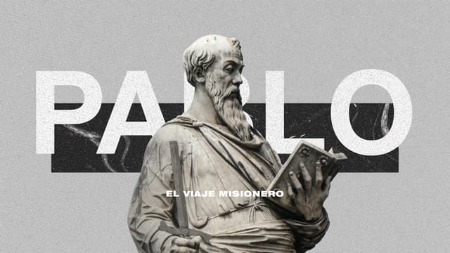 Pablo. El viaje misionero.