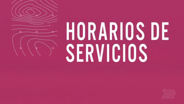Horarios de servicios