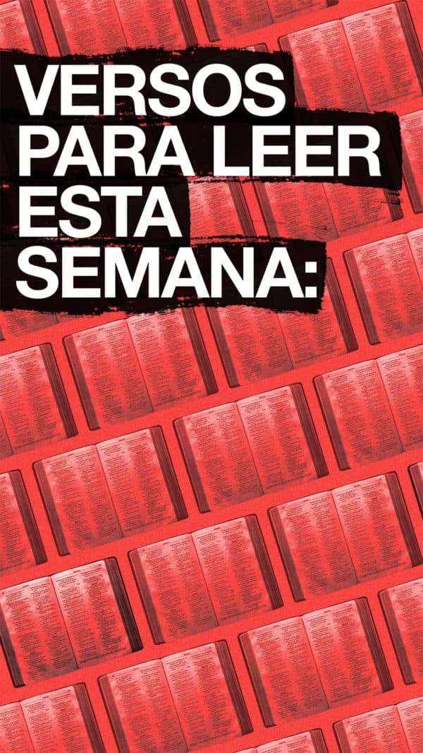 Versos para leer esta semana: