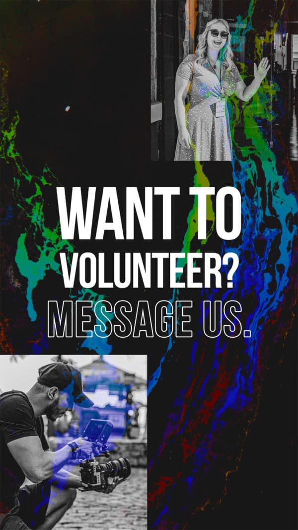 Want to volunteer? Message us.
