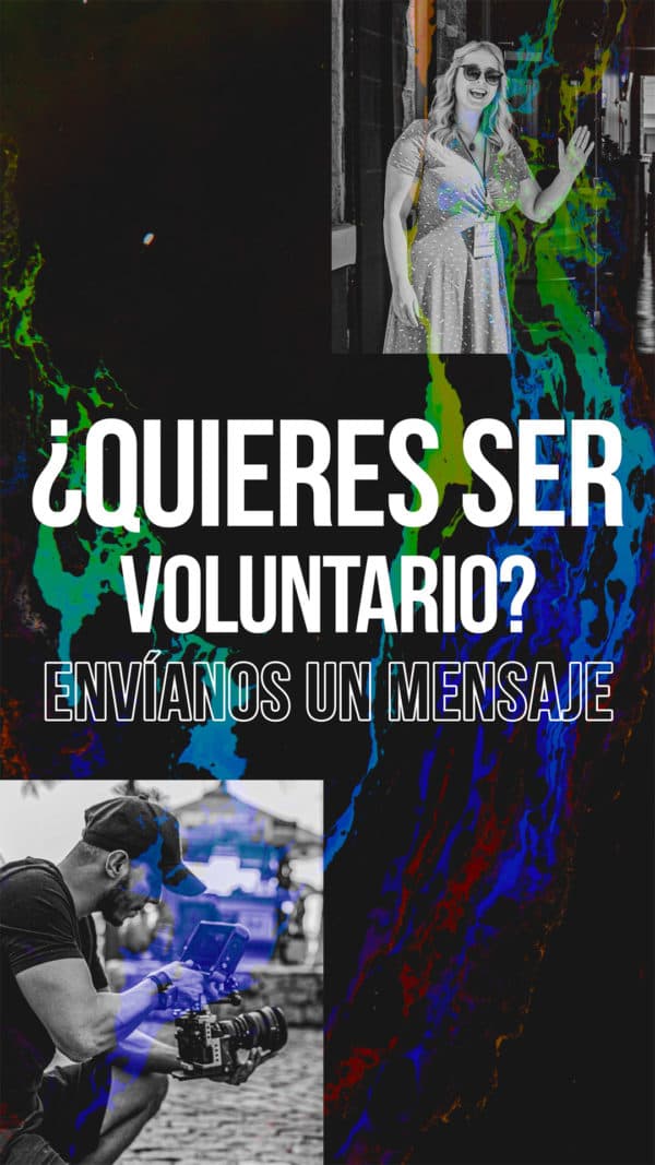 ¿Quieres ser voluntario? Envíanos un mensaje.