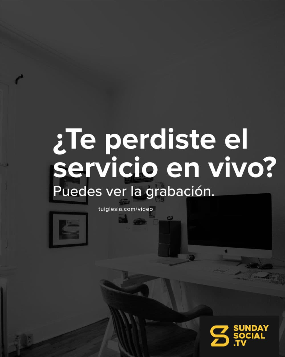 ¿Te perdiste el servicio en vivo? Puedes ver la grabación.