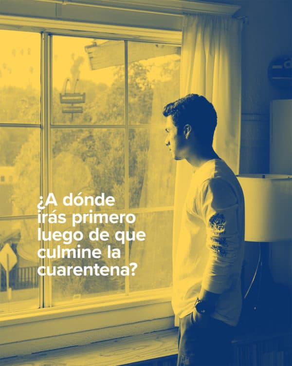 ¿A dónde irás primero luego de que culmine la cuarentena?