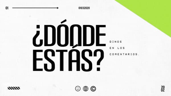 ¿Dónde estás? Dinos en los comentarios.