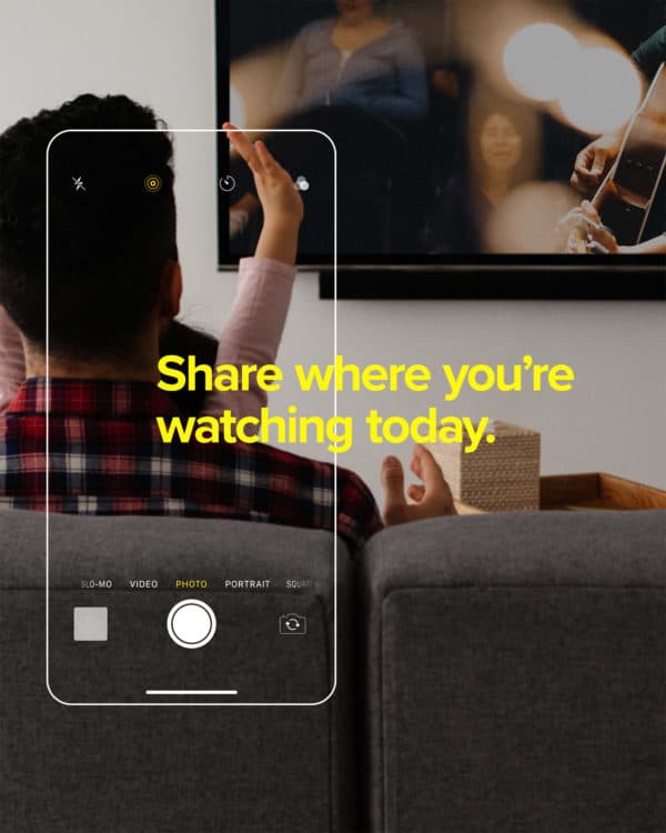 Share where you're watching today.
