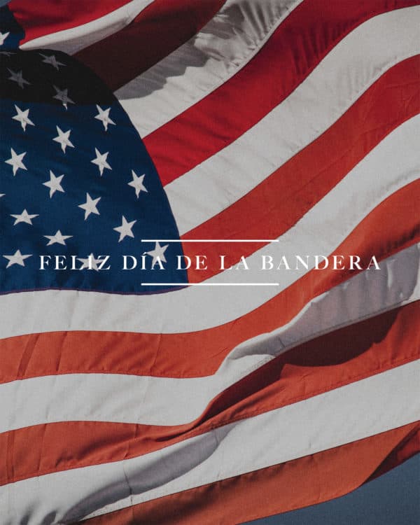 Feliz día de la bandera