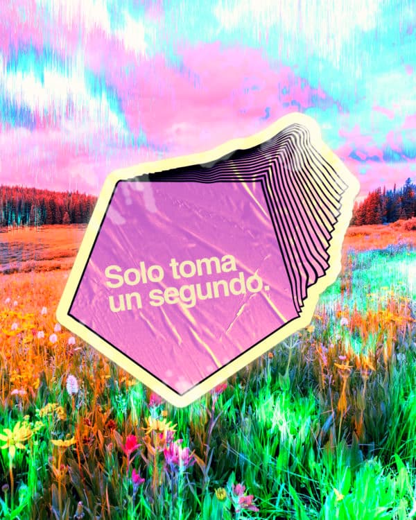 Solo toma un segundo.