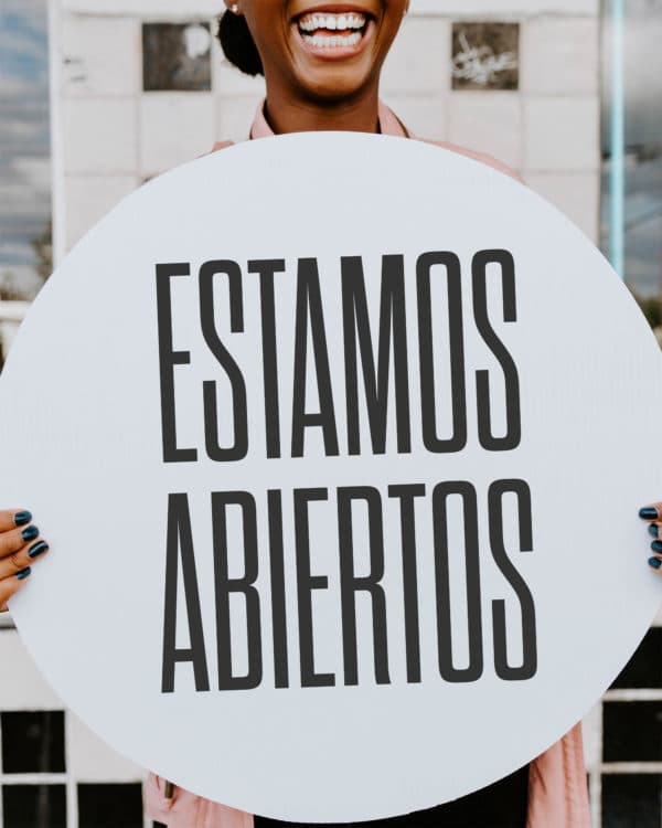 Estamos abiertos
