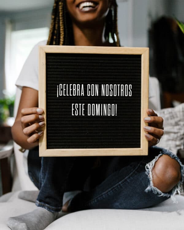 ¡Celebra con nosotros este domingo!