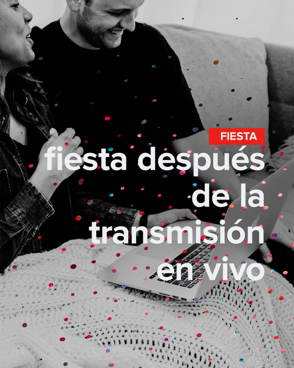 Fiesta después de la transmisión en vivo