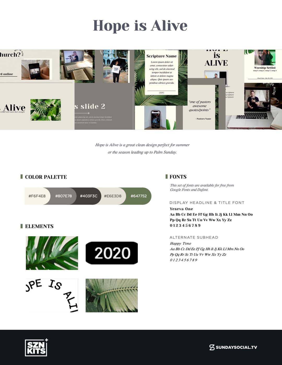 Style Guide preview