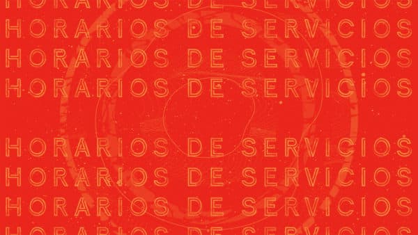 Horarios de servicios