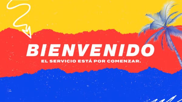 Bienvenido. El servicio está por comenzar.
