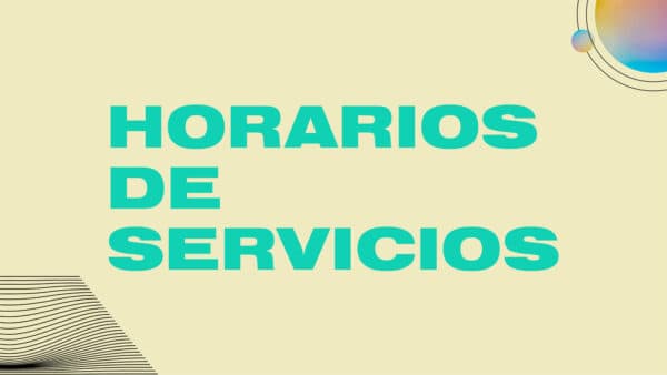 Horarios de servicios