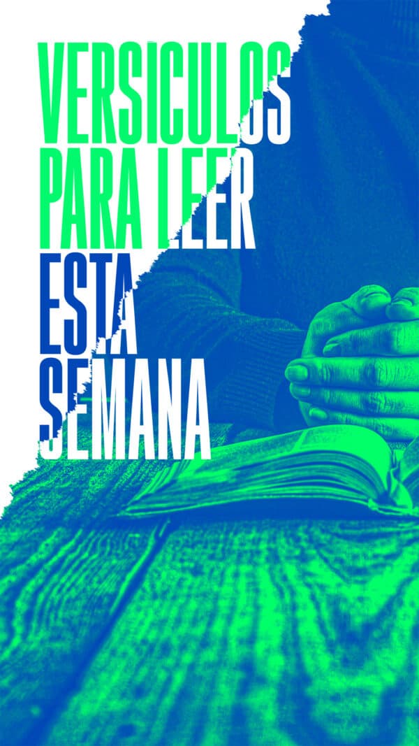 Versículos para leer esta semana: