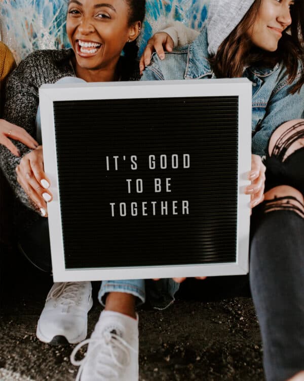 It's good to be together.