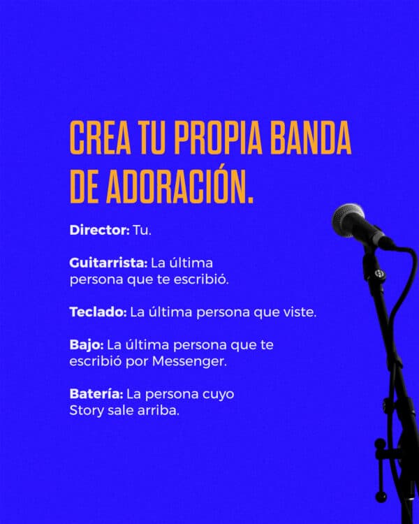 Crea tu propia banda de adoración.