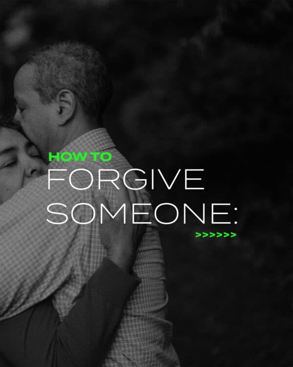 How to forgive someone: (1) Acknowledge your part in what happened. (2) Understand what God has forgiven you from. (3) Choose to forgive. Tell God you forgave the person and ask Him to help you continue to forgive. (4) Treat the person like you forgave them, even if you don't feel like it. (5) Continue to choose forgiveness.