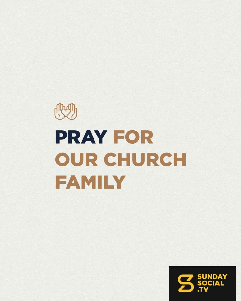 Pray for our church family
