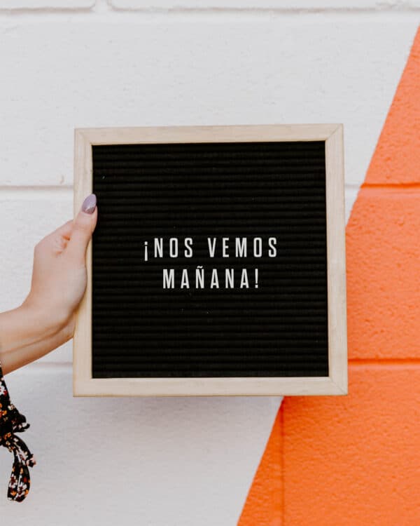 ¡Nos vemos mañana!