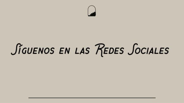 Síguenos en las redes sociales
