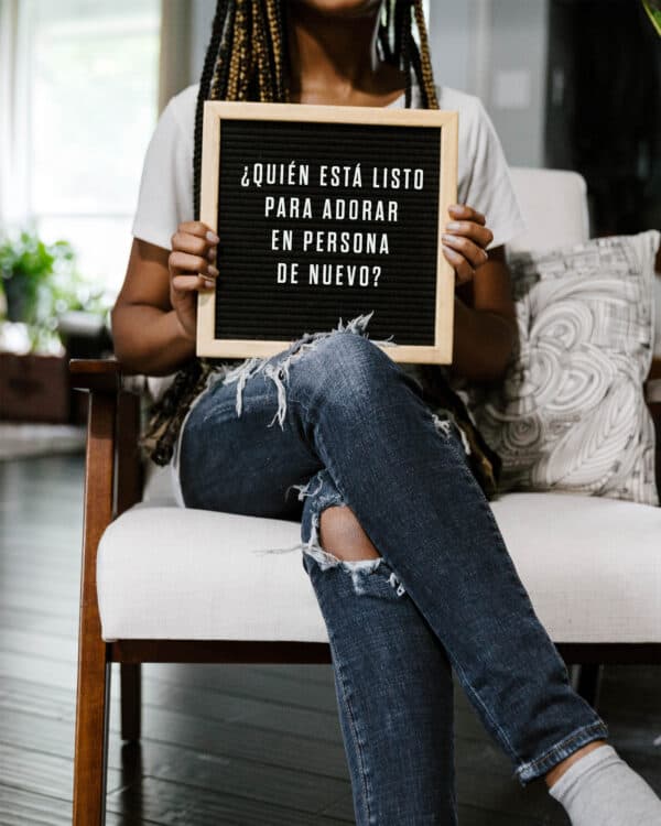 ¿Quién está listo para adorar en persona de nuevo?
