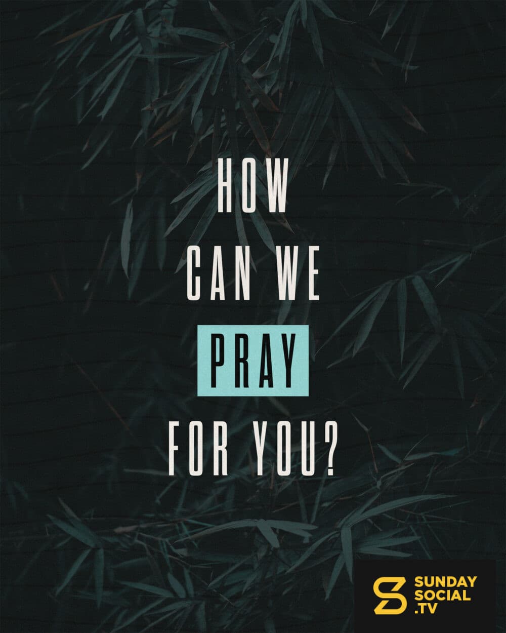 How can we pray for you?