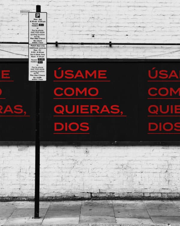 Úsame como quieras, Dios