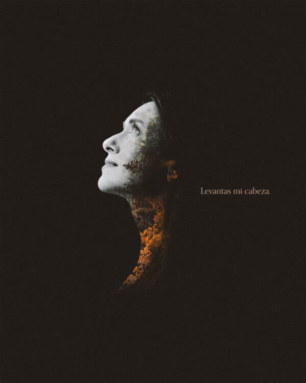Levantas mi cabeza.