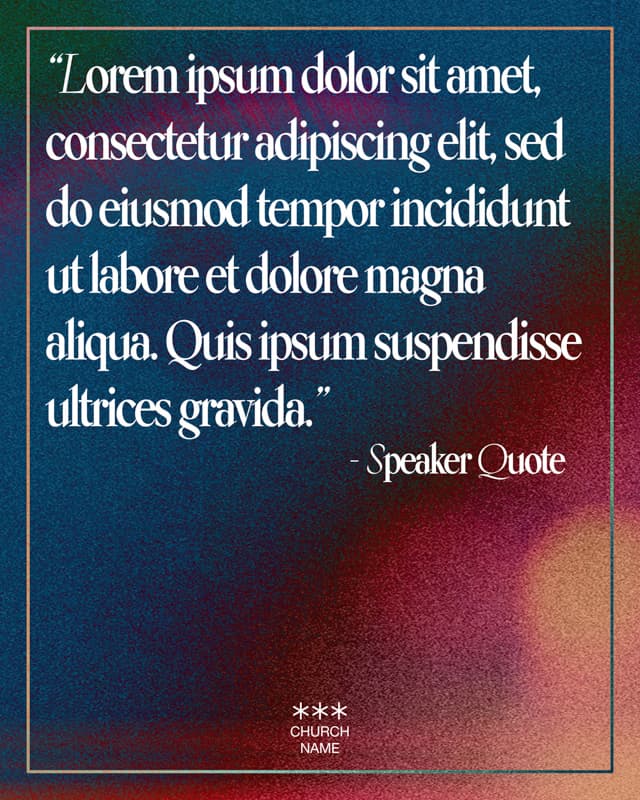 Speaker Quote Posts