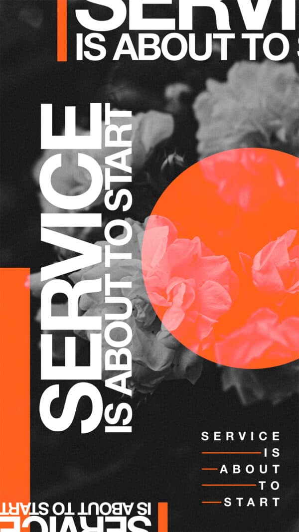 Service is about to start!