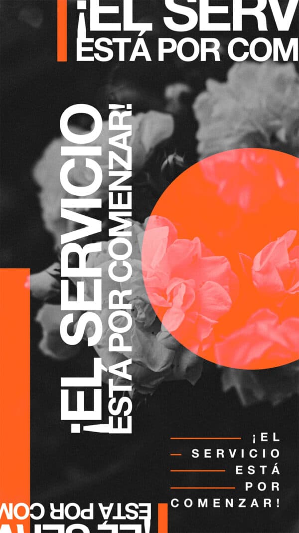 ¡El servicio está por comenzar!