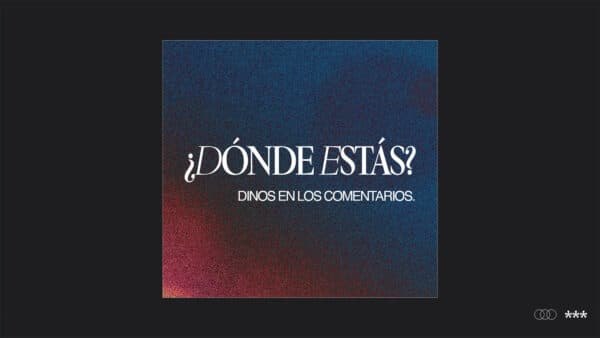 ¿Dónde estás? Dinos en los comentarios.