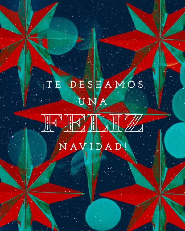 ¡Te deseamos una feliz Navidad!