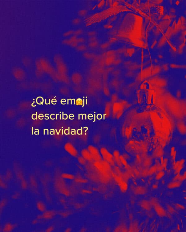 ¿Qué emoji describe mejor la navidad?
