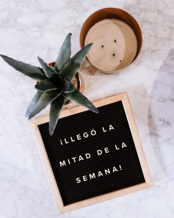 ¡Llegó la mitad de la semana!