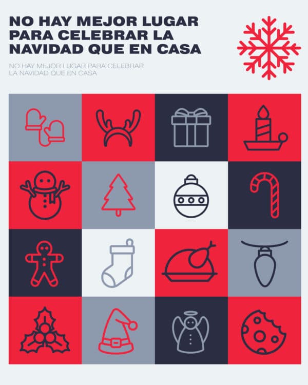 No hay mejor lugar para celebrar la navidad que en casa