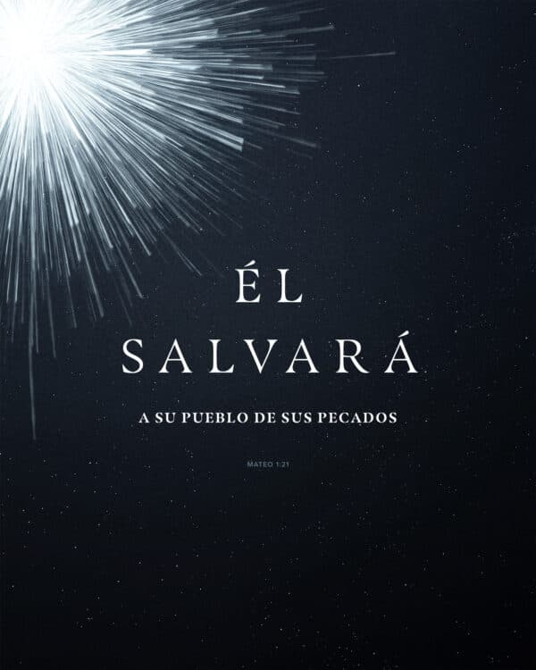 Él salvará a su pueblo de sus pecados». - Mateo 1:21
