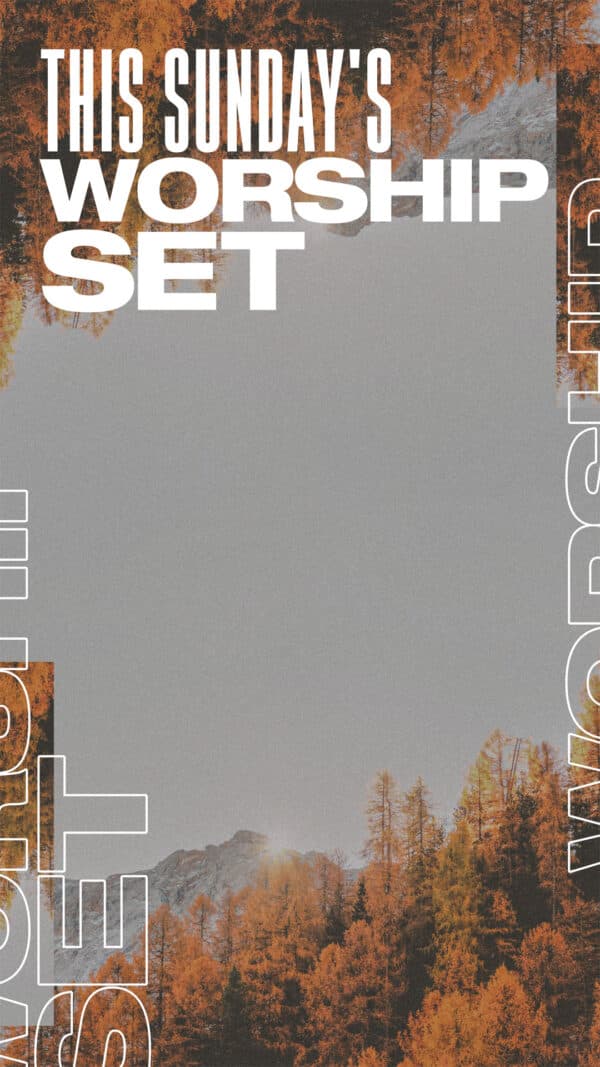 This Sunday's Worship Set