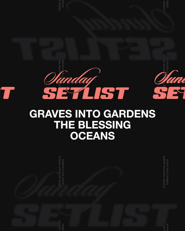Worship Set Posts