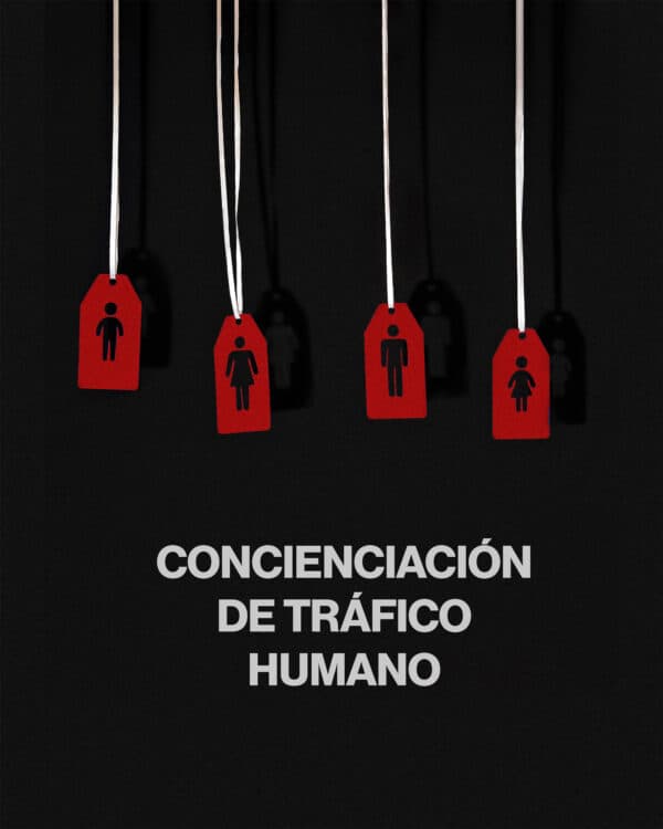 Concienciación de tráfico humano
