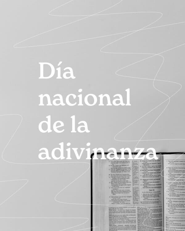 Día nacional de la adivinanza